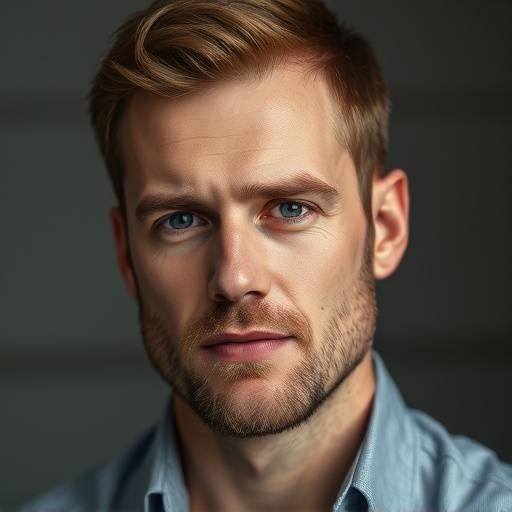 Portrait of Marcus Thorne, a professional man with a thoughtful expression